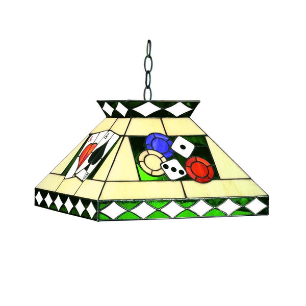 RAM Game Room Tiffany Poker Pendant - Thumbnail 4