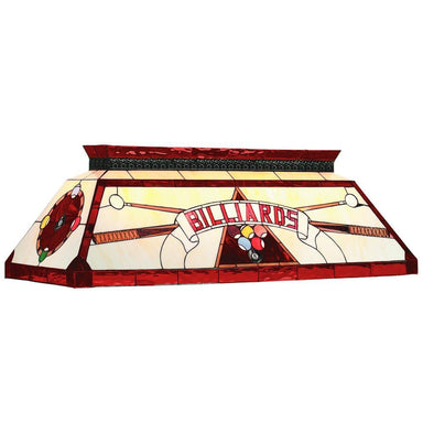 RAM Game Room 44" Tiffany Billiard Light - Red CF BILLIARD RED - Game Room Shop