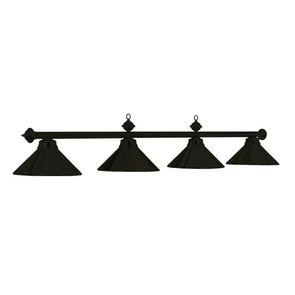 RAM Game Room 78" 4 Lt Billiard Light - Matte Blk/ Matte Black - Game Room Shop