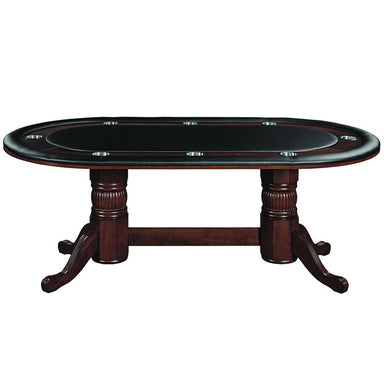 RAM Game Room 84" Texas Hold'em Game Table - Cappuccino - Game Room Shop