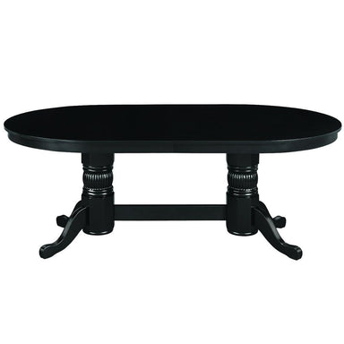RAM Game Room 84" Texas Hold'em Game Table with Dining Top - Black - Game Room Shop