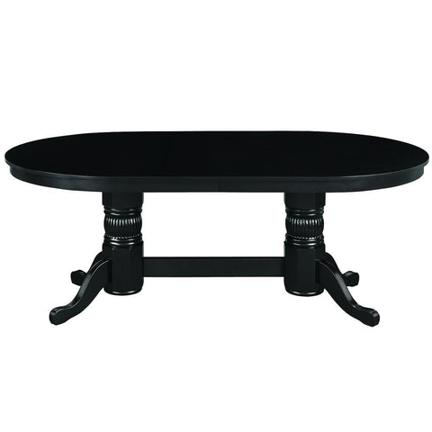 RAM Game Room 84" Texas Hold'em Game Table with Dining Top - Black - Game Room Shop