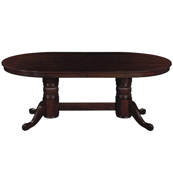 RAM Game Room 84" Texas Hold'em Game Table with Dining Top - Cappuccino - Game Room Shop