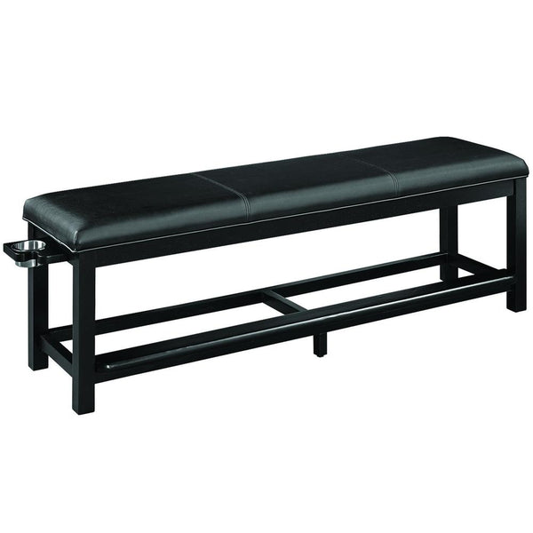 RAM Game Room Spectator Storage Bench - Black - Game Room Shop