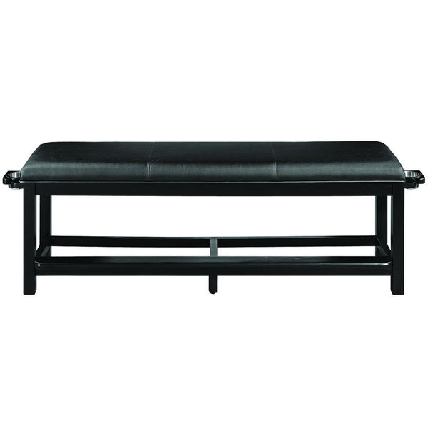 RAM Game Room Spectator Storage Bench - Black - Game Room Shop