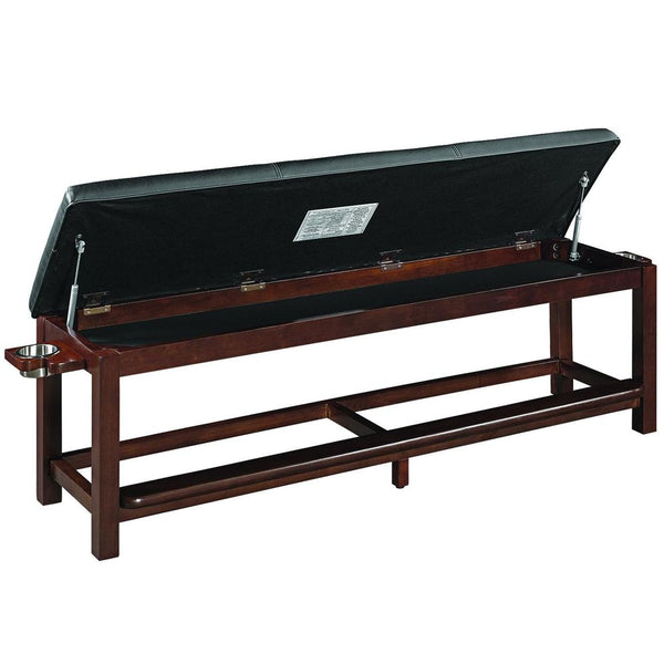 RAM Game Room Spectator Storage Bench - Cappuccino - Game Room Shop
