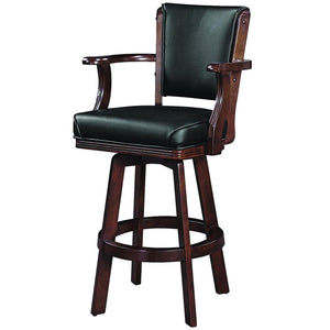 RAM Game Room Swivel Barstool with Arms - Cappuccino BSTL2 CAP - Game Room Shop