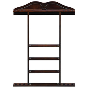 RAM Game Room Wall Cue Rack - Cappuccino - Game Room Shop