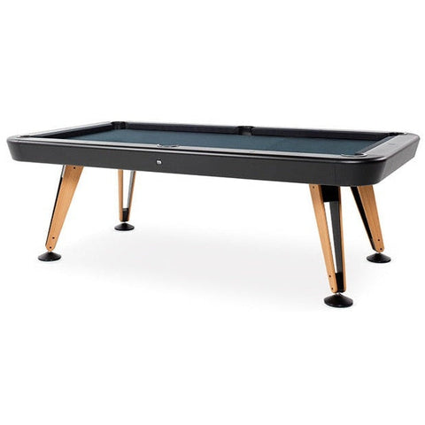 Image of RS Barcelona Outdoor Diagonal Pool Table-Billiard Tables-RS Barcelona-7ft Length-Black-Game Room Shop