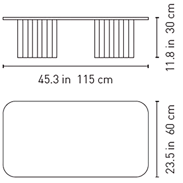RS Barcelona Plec Table - Game Room Shop