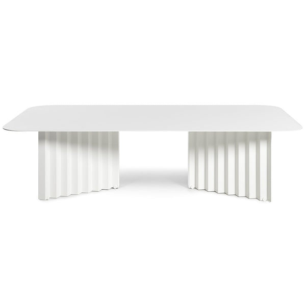 RS Barcelona Plec Table-Furniture-RS Barcelona-LARGE-STEEL-WHITE-Game Room Shop