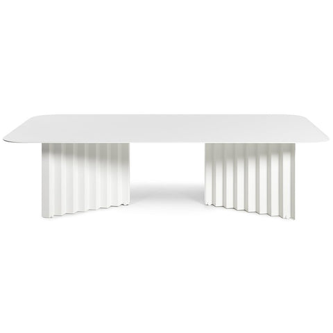 Image of RS Barcelona Plec Table-Furniture-RS Barcelona-LARGE-STEEL-WHITE-Game Room Shop