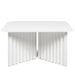 RS Barcelona Plec Table-Furniture-RS Barcelona-MEDIUM-STEEL-WHITE-Game Room Shop