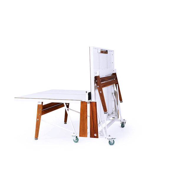 RS Barcelona RS Folding Ping Pong Table-Table Tennis Table-RS Barcelona-White-Game Room Shop