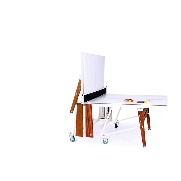 RS Barcelona RS Folding Ping Pong Table-Table Tennis Table-RS Barcelona-White-Game Room Shop