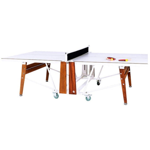 RS Barcelona RS Folding Ping Pong Table-Table Tennis Table-RS Barcelona-White-Game Room Shop