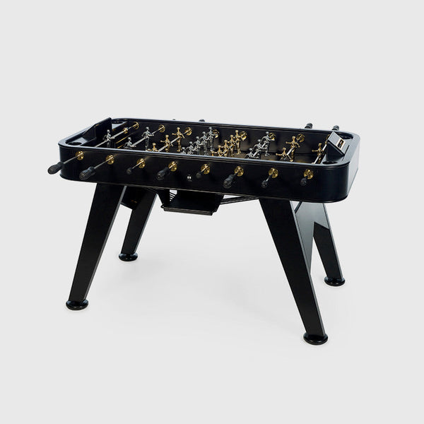RS Barcelona RS2 Gold Foosball Table-Foosball Table-RS Barcelona-Black-Game Room Shop