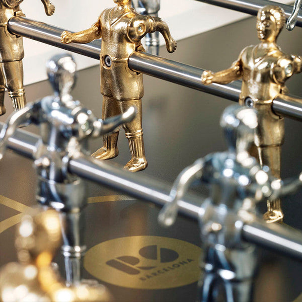 RS Barcelona RS2 Gold Foosball Table-Foosball Table-RS Barcelona-Black-Game Room Shop