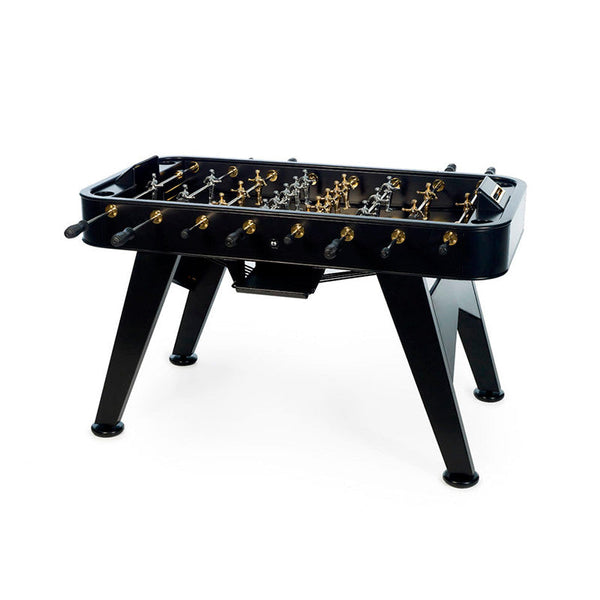 RS Barcelona RS2 Gold Foosball Table-Foosball Table-RS Barcelona-Black-Game Room Shop