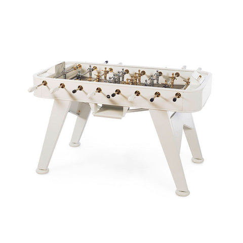 Image of RS Barcelona RS2 Gold Foosball Table-Foosball Table-RS Barcelona-White-Game Room Shop