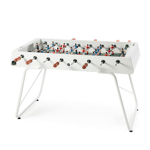 RS Barcelona RS3 Metal Foosball Table-Foosball Table-RS Barcelona-White-Game Room Shop