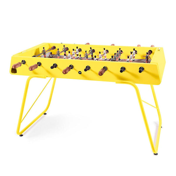 RS Barcelona RS3 Metal Foosball Table-Foosball Table-RS Barcelona-Yellow-Game Room Shop