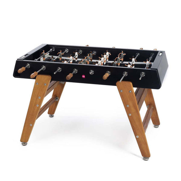 RS Barcelona RS3 Wood Foosball Table-Foosball Table-RS Barcelona-Black (QS)-Game Room Shop