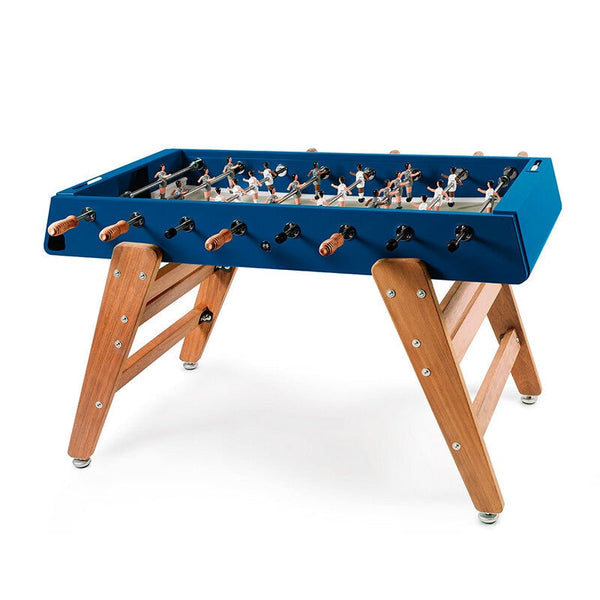 RS Barcelona RS3 Wood Foosball Table-Foosball Table-RS Barcelona-Blue (MTO)-Game Room Shop