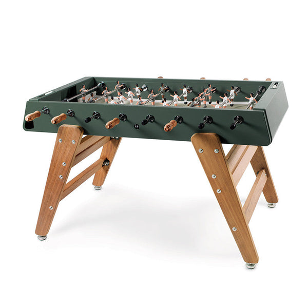 RS Barcelona RS3 Wood Foosball Table-Foosball Table-RS Barcelona-Green (MTO)-Game Room Shop