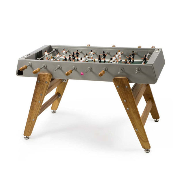 RS Barcelona RS3 Wood Foosball Table-Foosball Table-RS Barcelona-Inox (MTO)-Game Room Shop