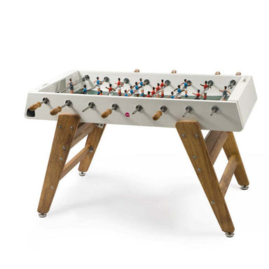 RS Barcelona RS3 Wood Foosball Table-Foosball Table-RS Barcelona-White (QS)-Game Room Shop
