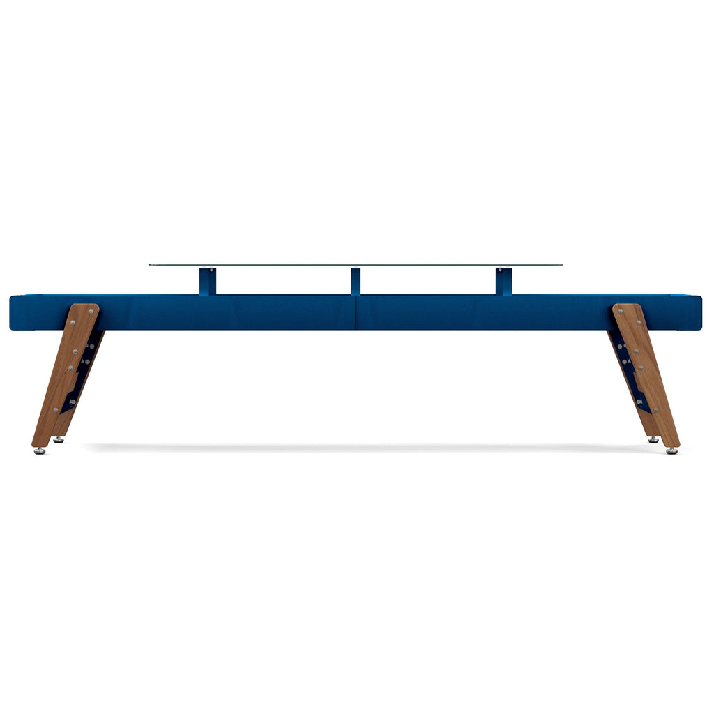 RS Barcelona Track Dining Shuffleboard Table-Foosball Table-RS Barcelona-9ft Length-Blue-Game Room Shop