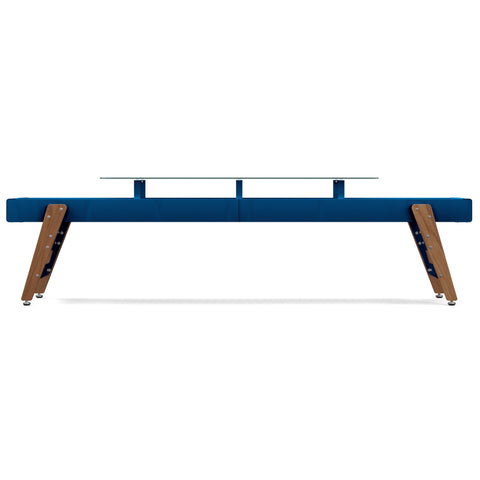 Image of RS Barcelona Track Dining Shuffleboard Table-Foosball Table-RS Barcelona-9ft Length-Blue-Game Room Shop