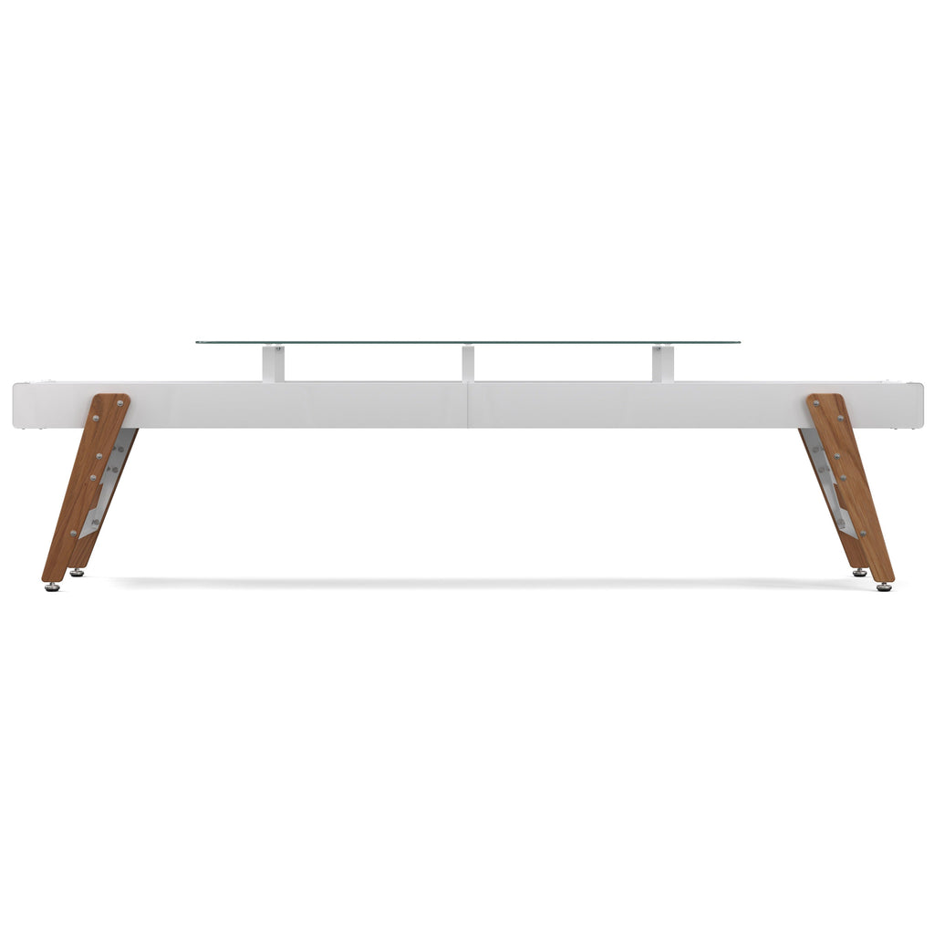 RS Barcelona Track Dining Shuffleboard Table-Foosball Table-RS Barcelona-9ft Length-White-Game Room Shop