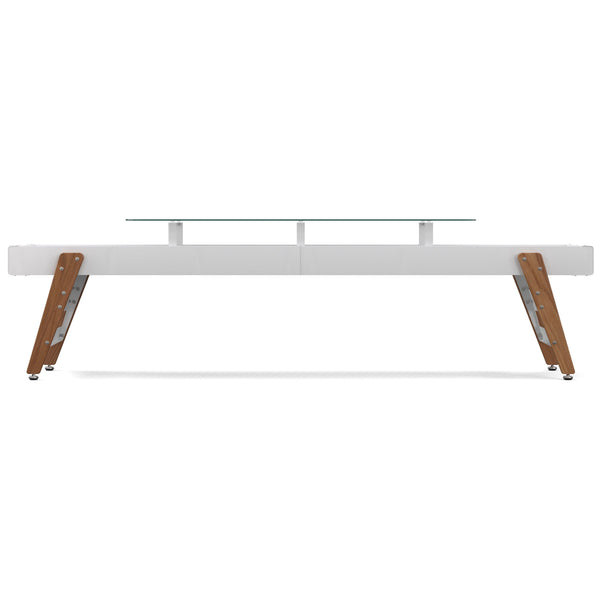 RS Barcelona Track Dining Shuffleboard Table-Foosball Table-RS Barcelona-9ft Length-White-Game Room Shop