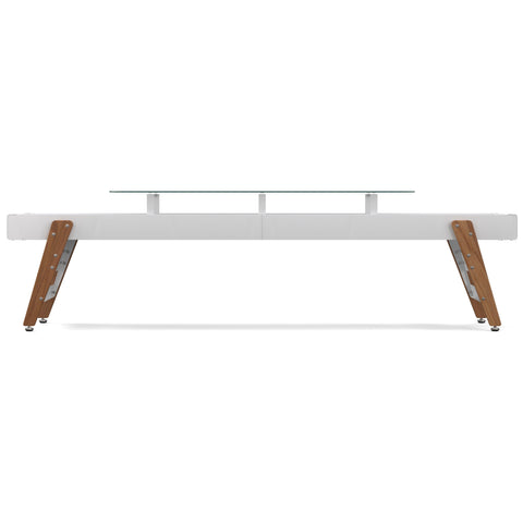 Image of RS Barcelona Track Dining Shuffleboard Table-Foosball Table-RS Barcelona-9ft Length-White-Game Room Shop