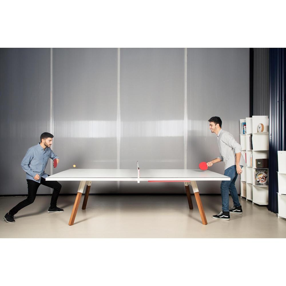 RS Barcelona You and Me Indoor/Outdoor Standard Ping Pong Table-Table Tennis-RS Barcelona-White-Game Room Shop