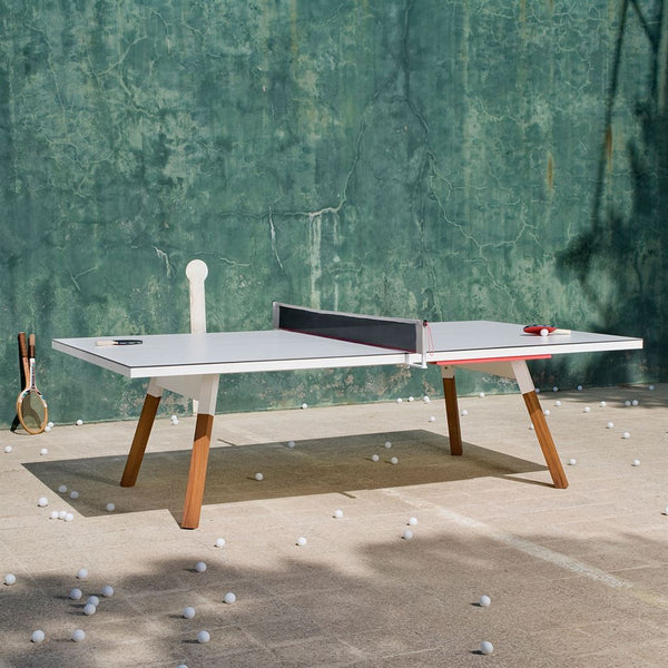 RS Barcelona You and Me Outdoor Ping Pong Table White Standard-Table Tennis-RS Barcelona-Game Room Shop