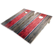 Rustic Theme Cornhole Boards-Cornhole-WGC-Standard Series-Rustic Red Stripe-Game Room Shop