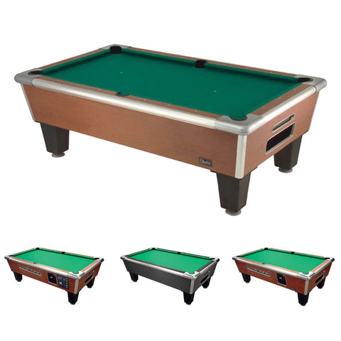 Shelti Bayside Pool Table - Dollar Bill Acceptor-Pool Table-Shelti-Charcoal Matrix-88" Length-Game Room Shop