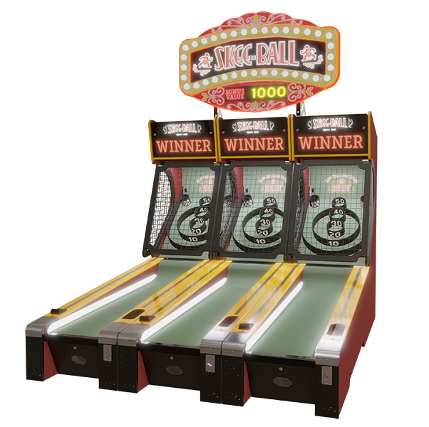 Skee Ball Classic Alley 10' Bowler Coin Op Redemption Game-Arcade Games-Skee Ball-None-Game Room Shop