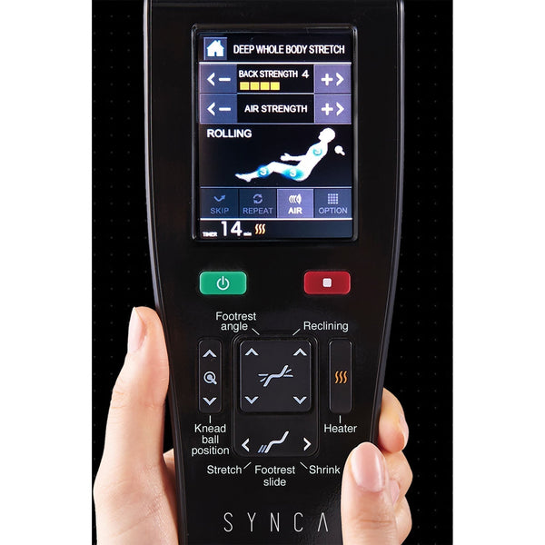 Synca JP1100 4D Massage Chair-Massage Chairs-Synca-Johnson Wellness-Black-Game Room Shop