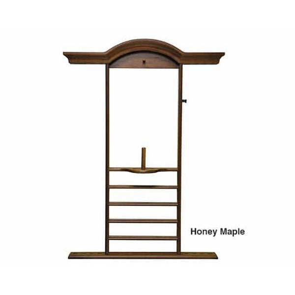 The Level Best Deluxe Wall Cue Rack-Pool Cue Racks & Holders-The Level Best-Classic Oak (CO)-Game Room Shop
