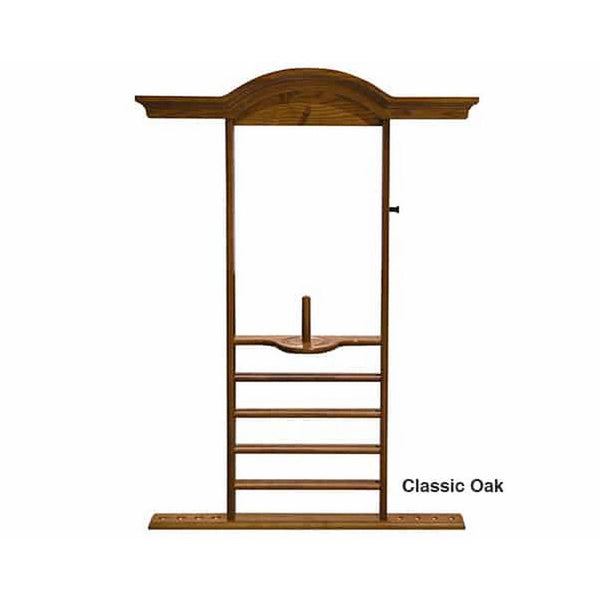 The Level Best Deluxe Wall Cue Rack-Pool Cue Racks & Holders-The Level Best-Classic Oak (CO)-Game Room Shop