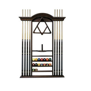The Level Best Deluxe Wall Cue Rack-Pool Cue Racks & Holders-The Level Best-Classic Oak (CO)-Game Room Shop