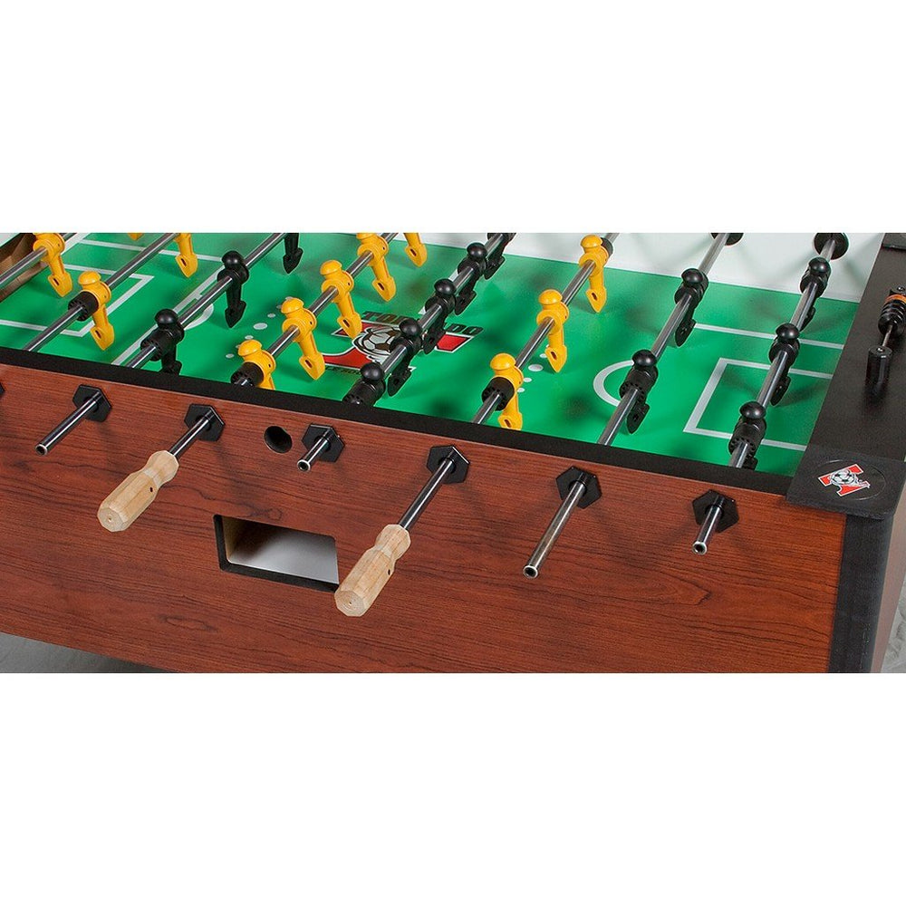 Tornado Elite Foosball Table - Non-Coin Home Model - 3 Goalies - Game Room Shop