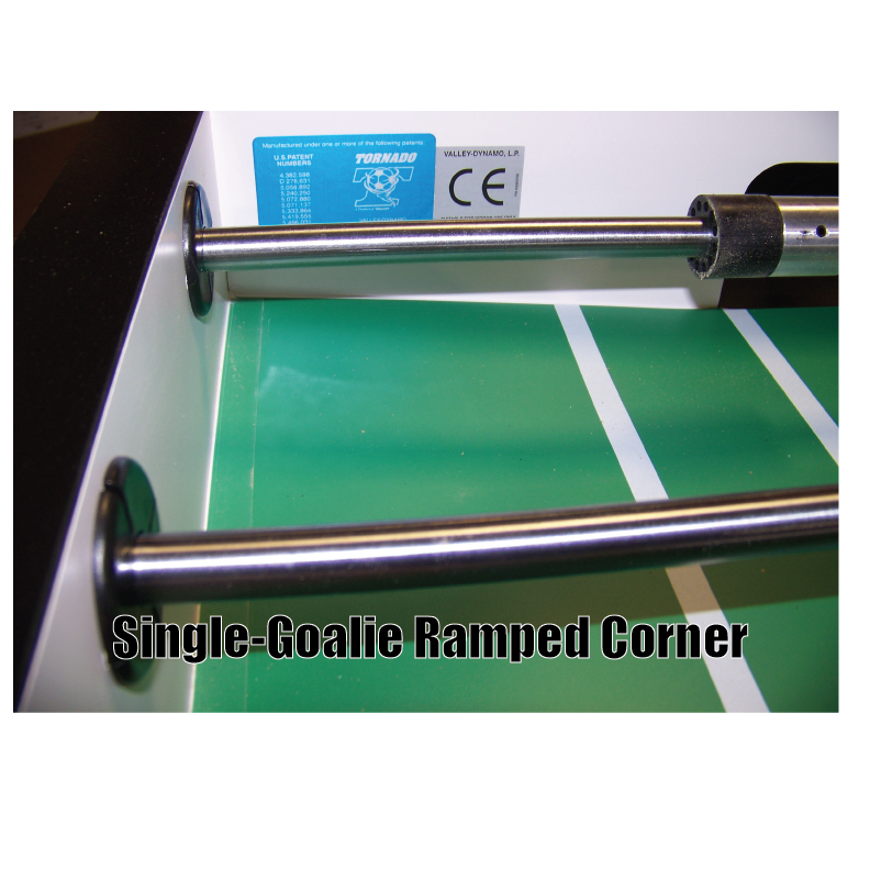 Tornado Platinum Tour Edition Foosball Table Silver Coin Operated