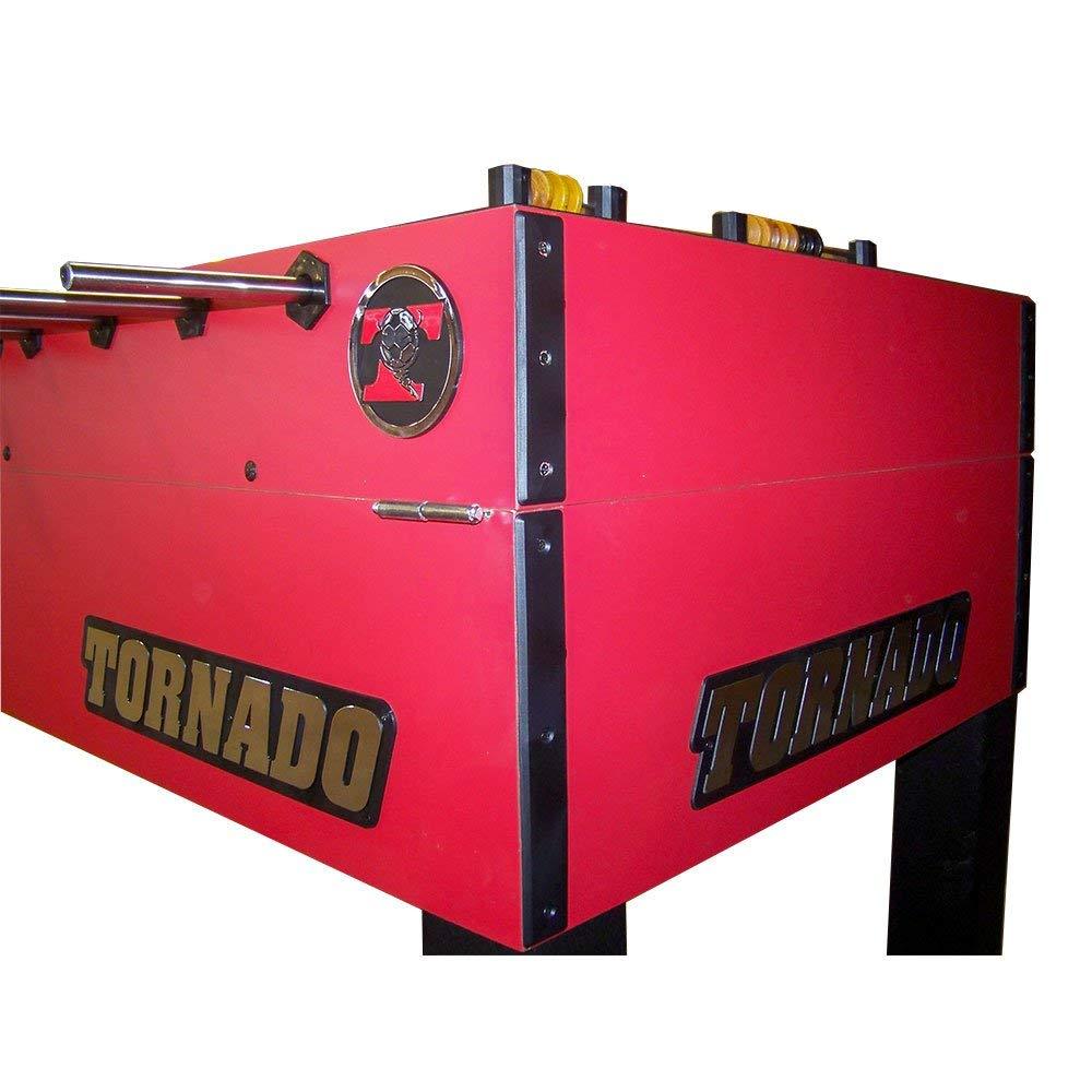 Tornado Platinum Tour Edition Foosball Table Crimson Red Coin Operated - Game Room Shop