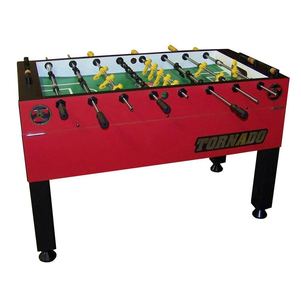 Tornado Platinum Tour Edition Foosball Table Crimson Red Coin Operated