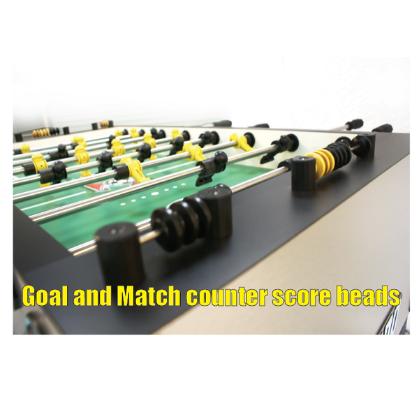Tornado Platinum Tour Edition Foosball Table Matte Black Coin Operated - Game Room Shop